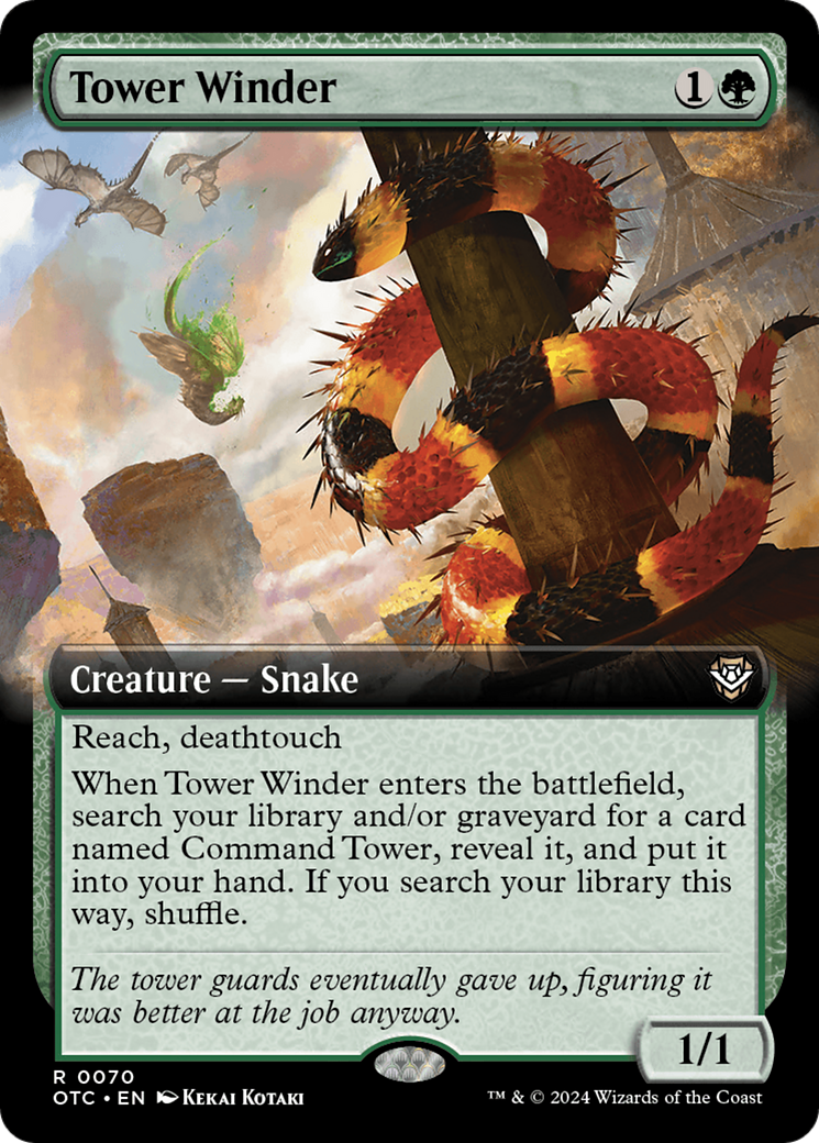 Tower Winder (Extended Art) [Outlaws of Thunder Junction Commander] | Gaming Infinity