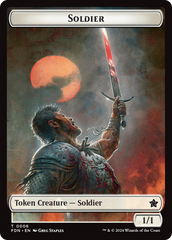 Rabbit // Soldier Double-Sided Token [Foundations Tokens] | Gaming Infinity