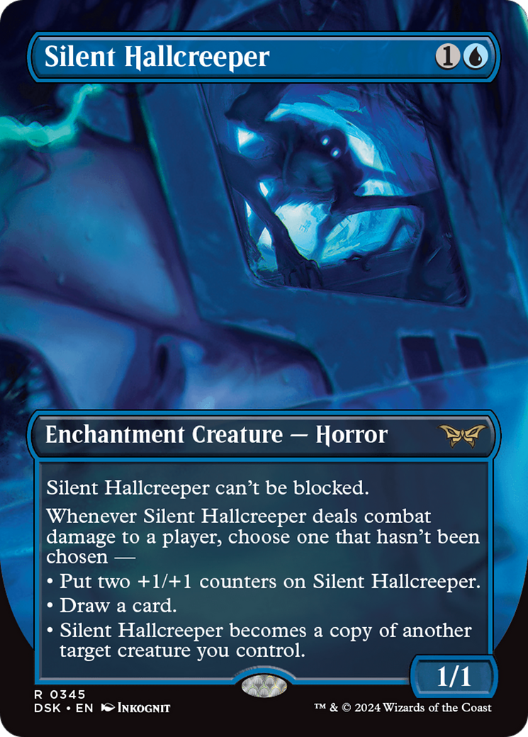 Silent Hallcreeper (Borderless) [Duskmourn: House of Horror] | Gaming Infinity