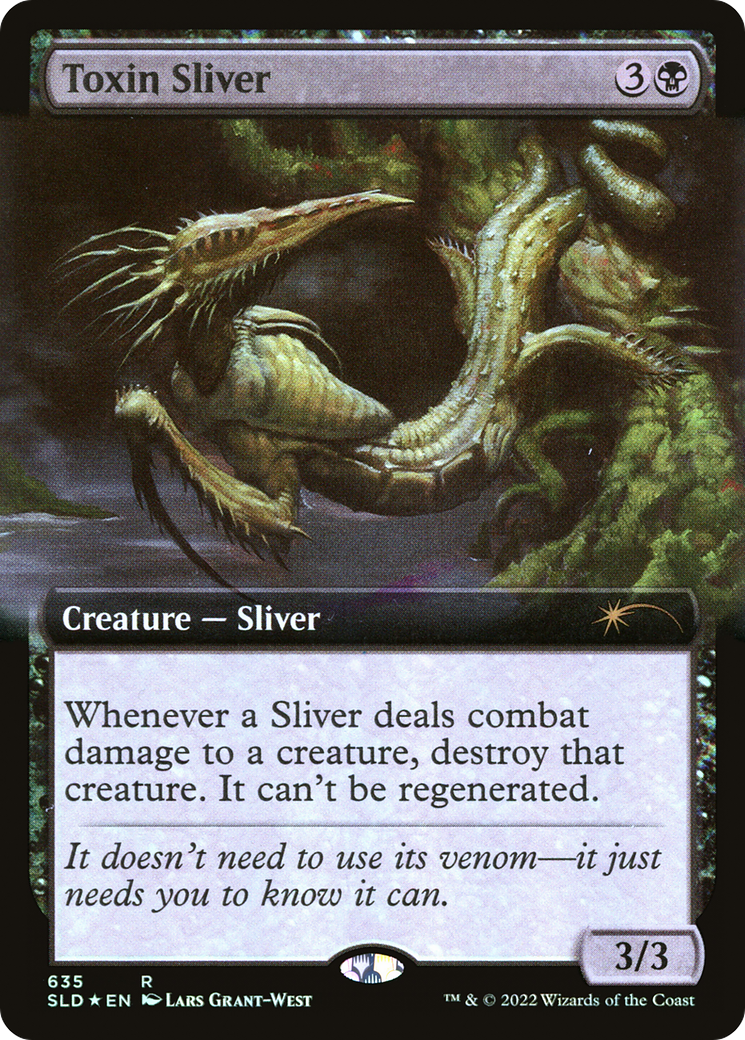 Toxin Sliver (Extended Art) [Secret Lair Drop Promos] | Gaming Infinity