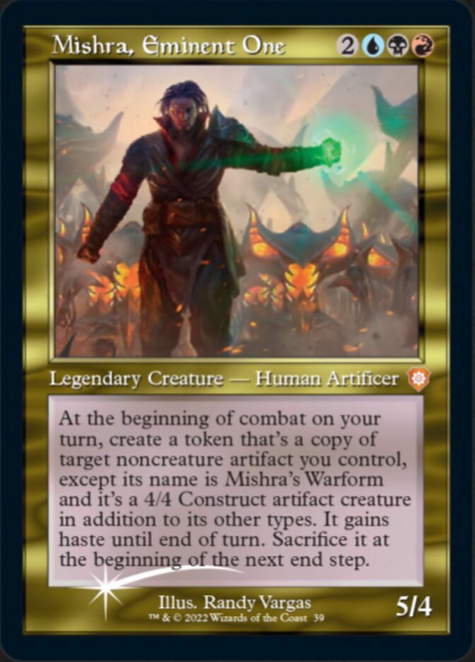 Mishra, Eminent One (039) (Retro) (Display Commander) [The Brothers' War Commander] | Gaming Infinity