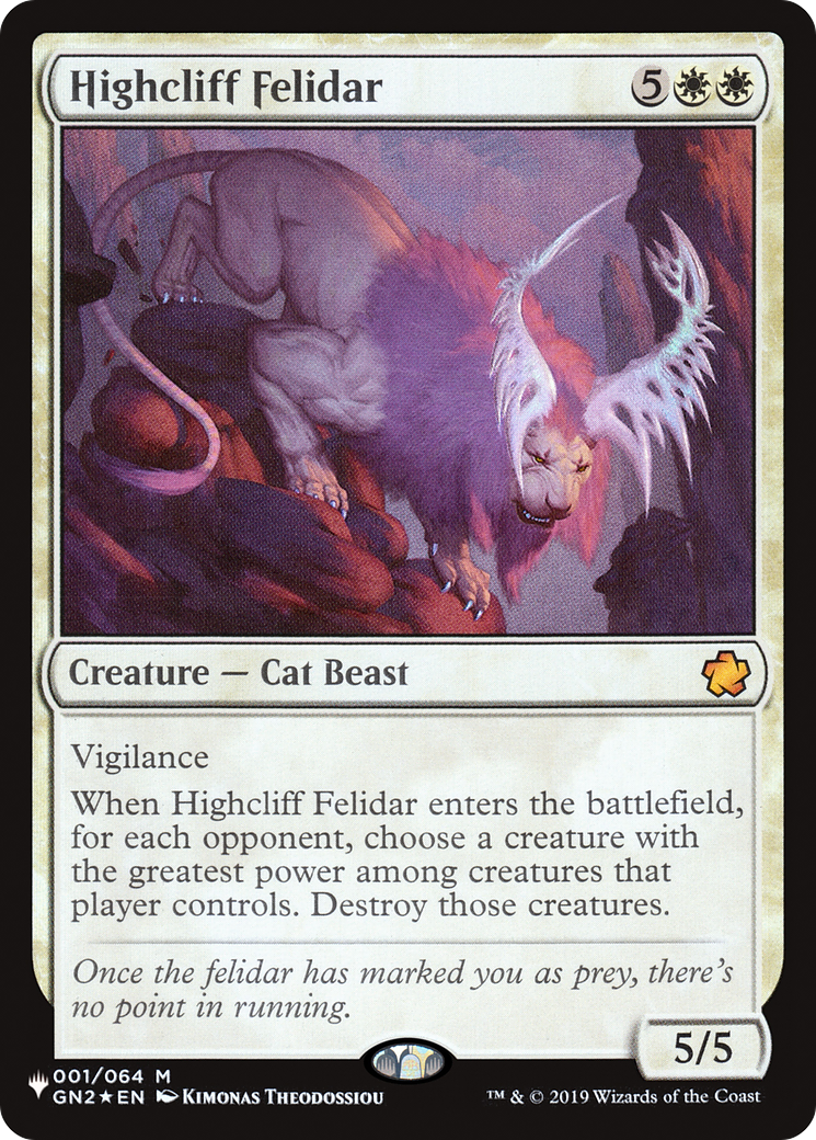 Highcliff Felidar [The List] | Gaming Infinity