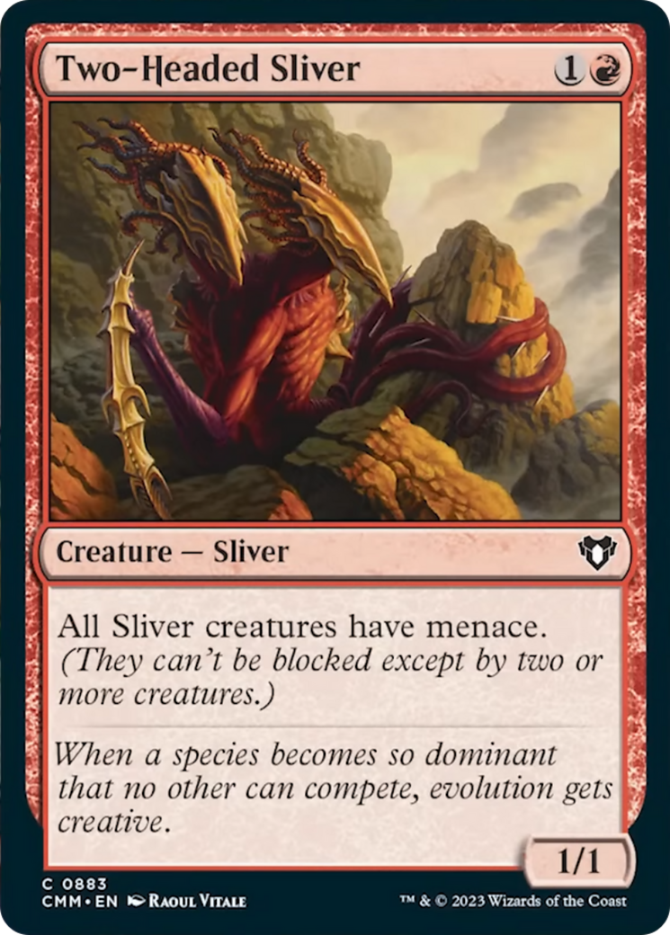 Two-Headed Sliver [Commander Masters] | Gaming Infinity