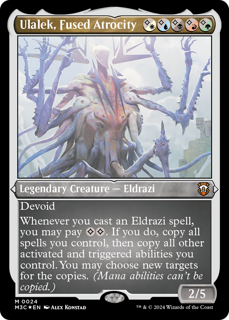 Ulalek, Fused Atrocity (Foil Etched) [Modern Horizons 3 Commander] | Gaming Infinity