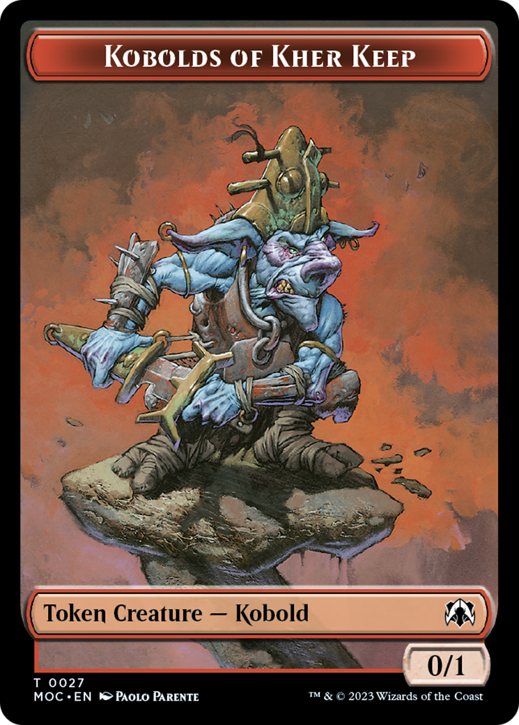 Bird // Kobolds of Kher Keep Double-Sided Token [March of the Machine Commander Tokens] | Gaming Infinity