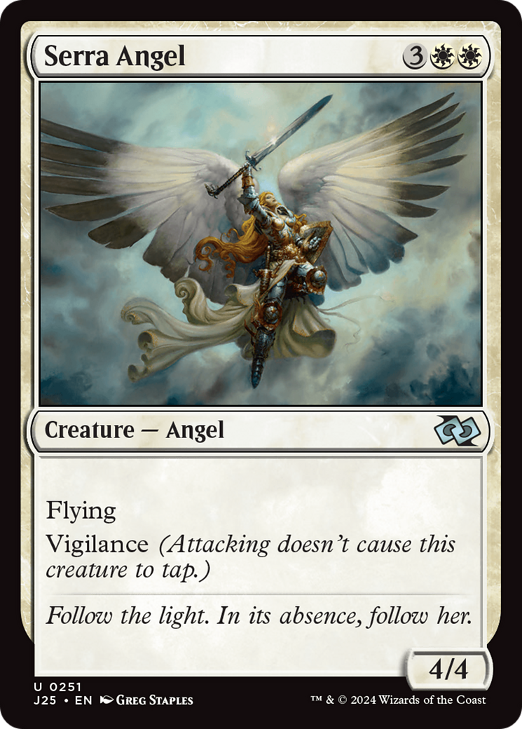 Serra Angel [Foundations Jumpstart] | Gaming Infinity