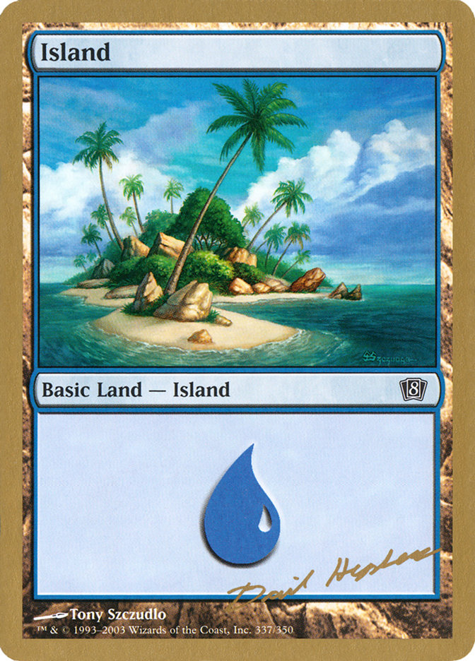 Island (dh337) (Dave Humpherys) [World Championship Decks 2003] | Gaming Infinity