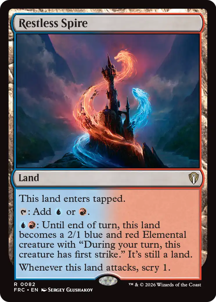 Restless Spire [Reality Fracture Commander] | Gaming Infinity