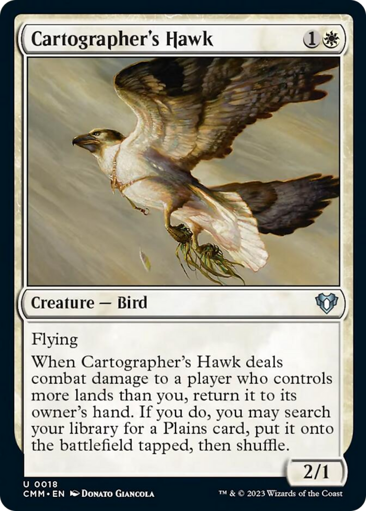 Cartographer's Hawk [Commander Masters] | Gaming Infinity