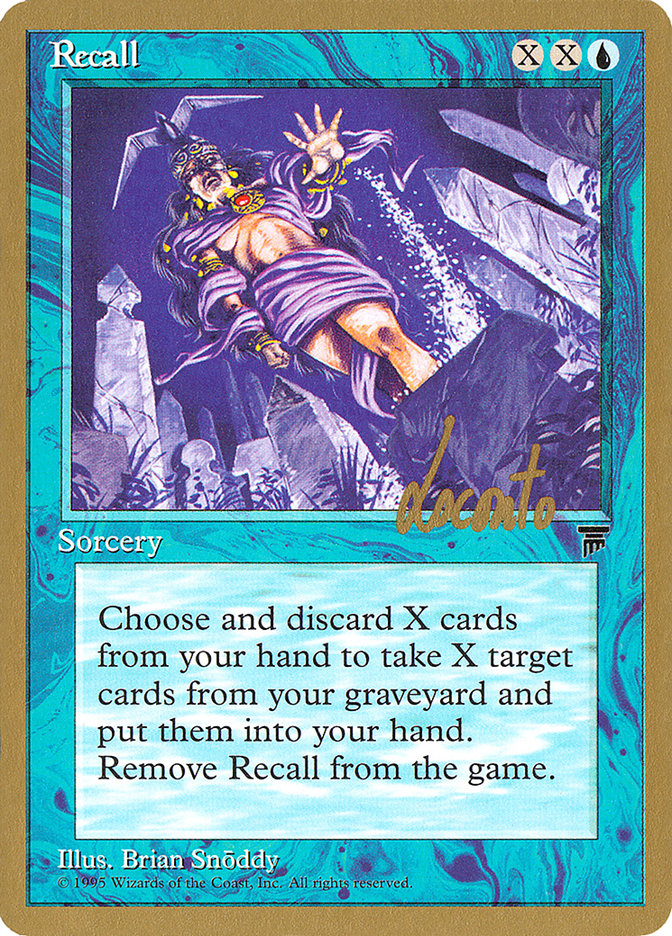 Recall (Michael Loconto) [Pro Tour Collector Set] | Gaming Infinity