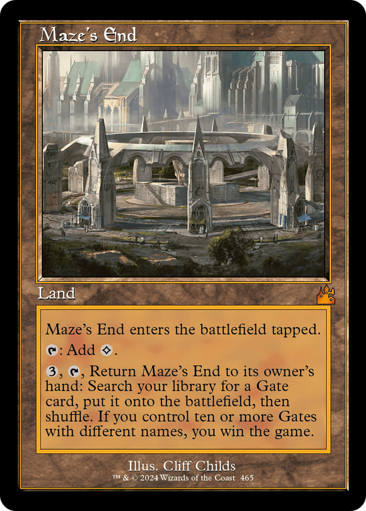 Maze's End (Retro Frame) [Ravnica Remastered] | Gaming Infinity