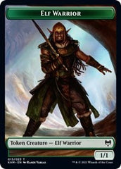 Elf Warrior // Koma's Coil Double-sided Token [Kaldheim Tokens] | Gaming Infinity