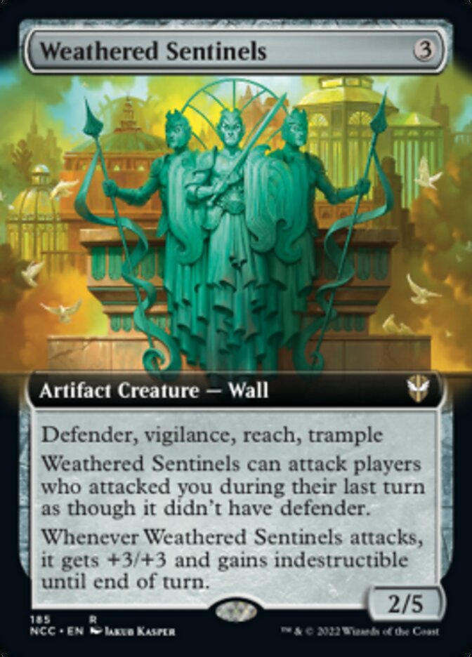 Weathered Sentinels (Extended Art) [Streets of New Capenna Commander] | Gaming Infinity