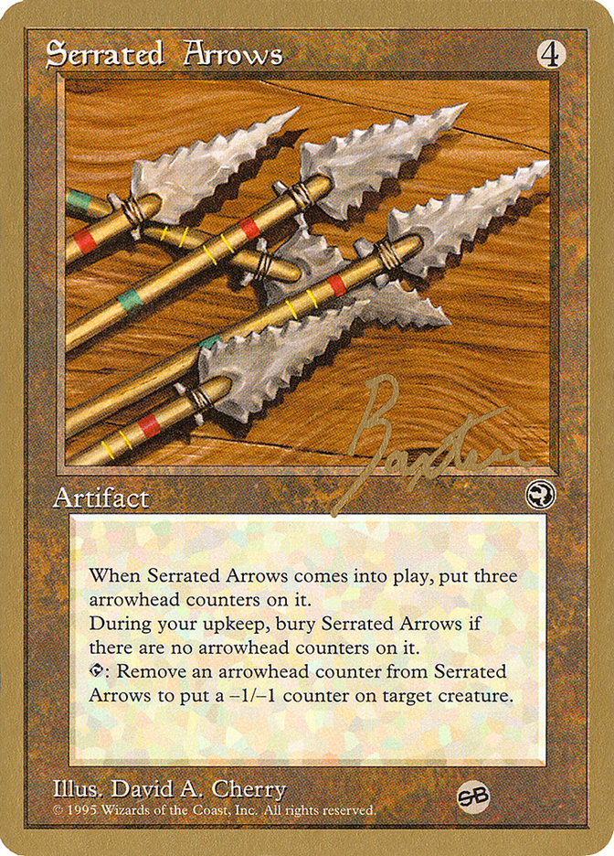 Serrated Arrows (George Baxter) (SB) [Pro Tour Collector Set] | Gaming Infinity