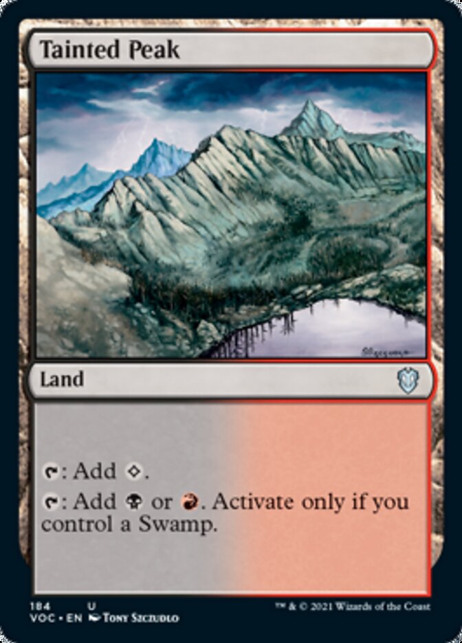 Tainted Peak [Innistrad: Crimson Vow Commander] | Gaming Infinity