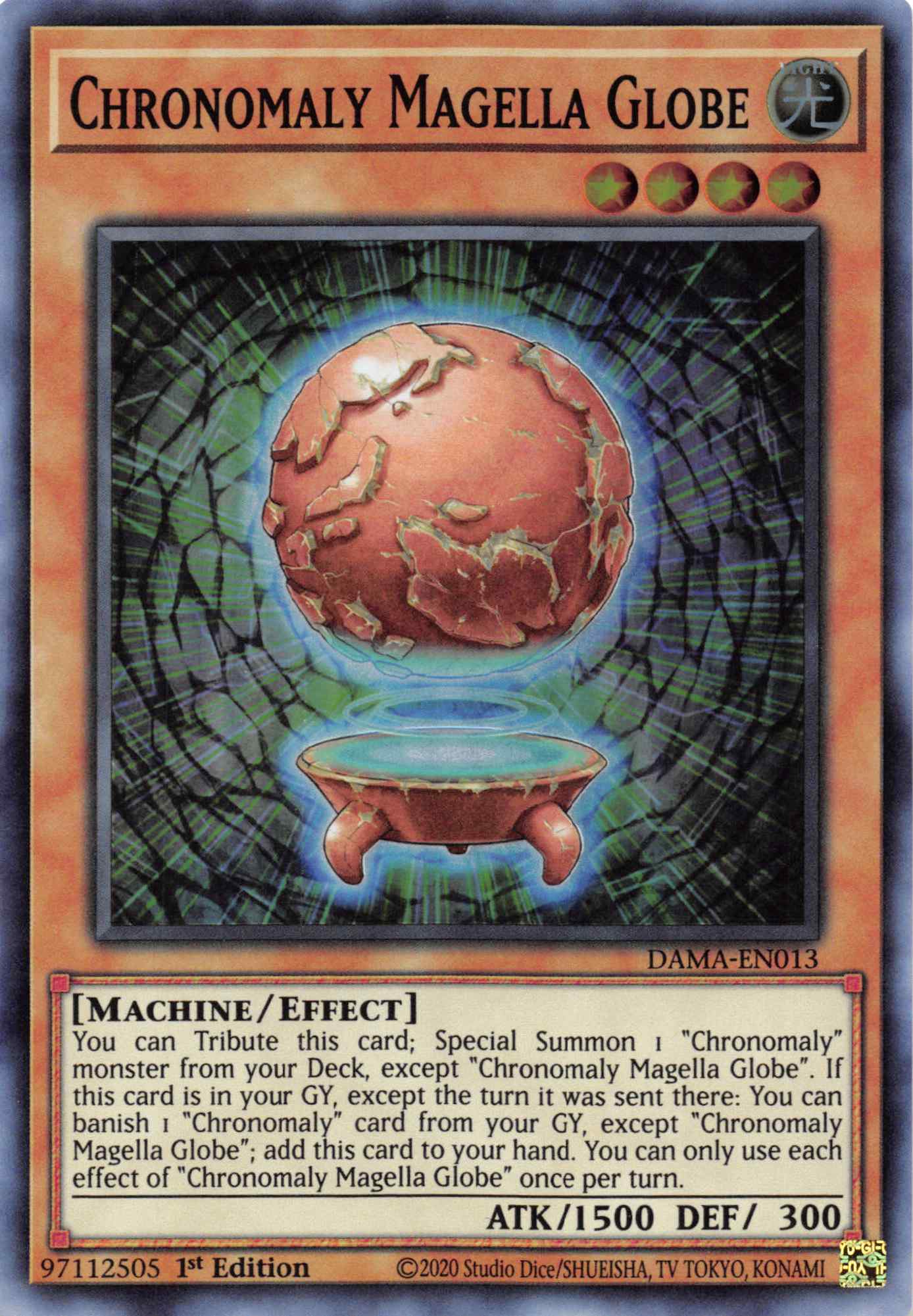 Chronomaly Magella Globe [DAMA-EN013] Super Rare | Gaming Infinity