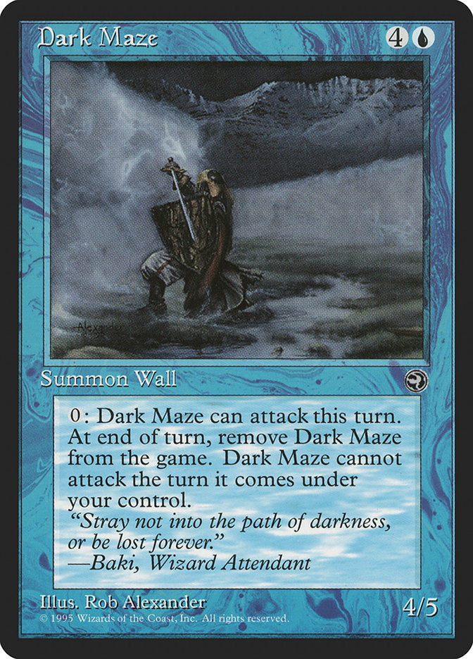 Dark Maze (Baki Flavor Text) [Homelands] | Gaming Infinity