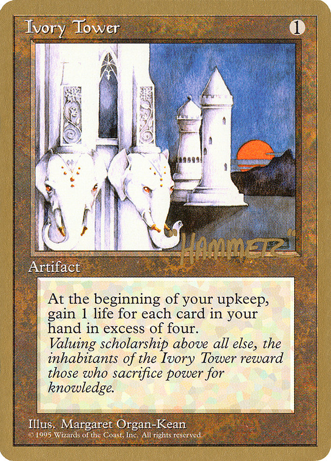 Ivory Tower (Shawn "Hammer" Regnier) [Pro Tour Collector Set] | Gaming Infinity