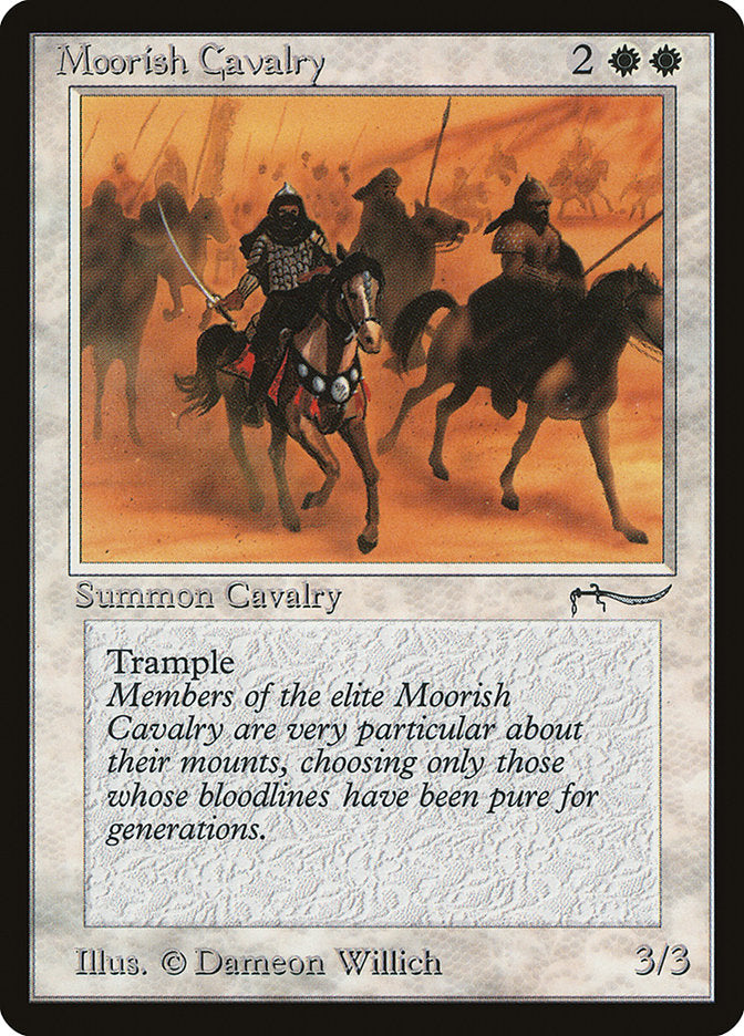 Moorish Cavalry (Light Mana Cost) [Arabian Nights] | Gaming Infinity