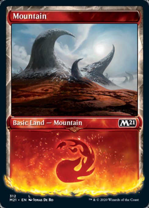 Mountain (Showcase) [Core Set 2021] | Gaming Infinity