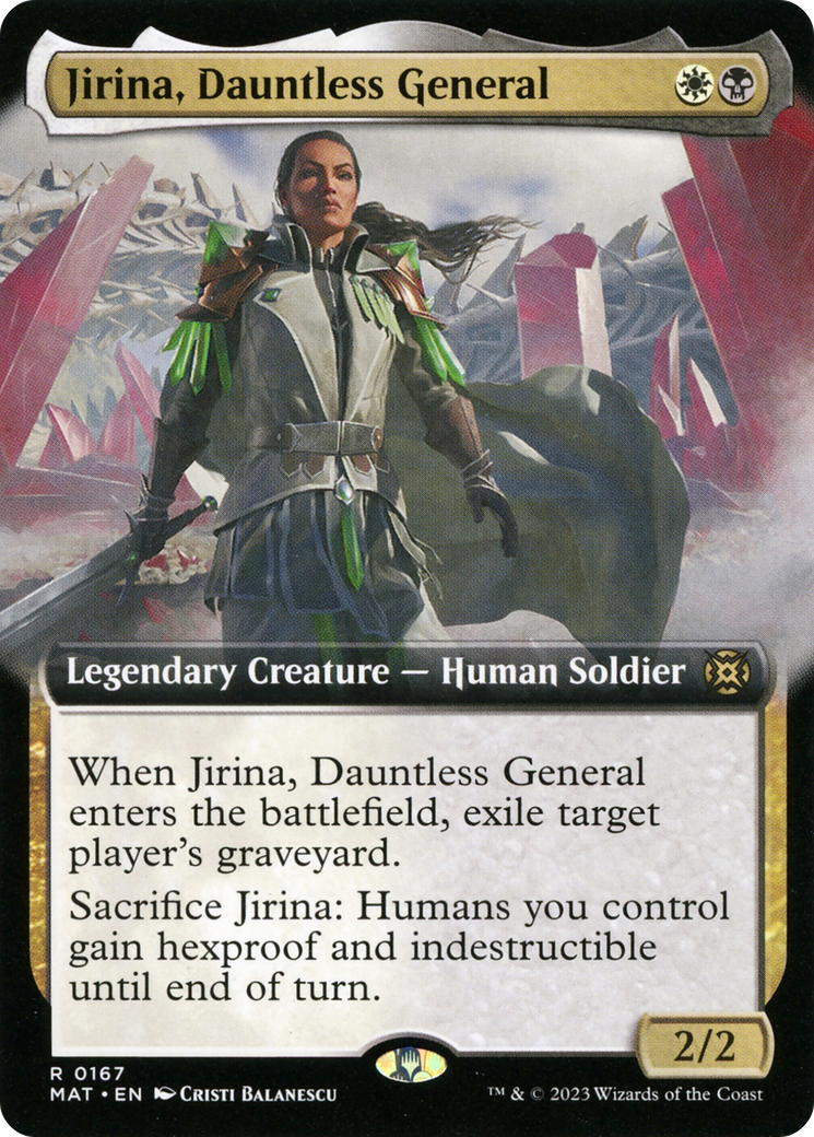 Jirina, Dauntless General (Extended Art) [March of the Machine: The Aftermath] | Gaming Infinity