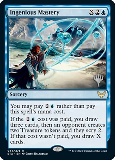 Ingenious Mastery (Promo Pack) [Strixhaven: School of Mages Promos] | Gaming Infinity