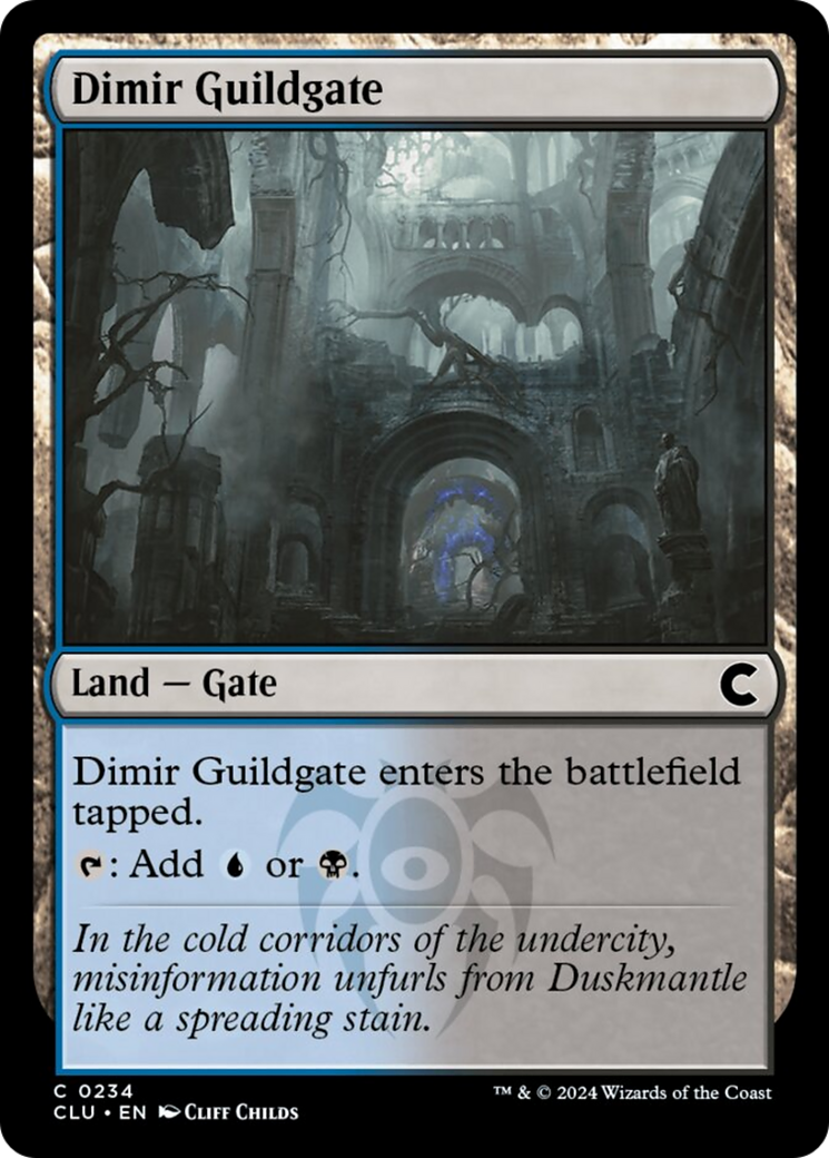 Dimir Guildgate [Ravnica: Clue Edition] | Gaming Infinity