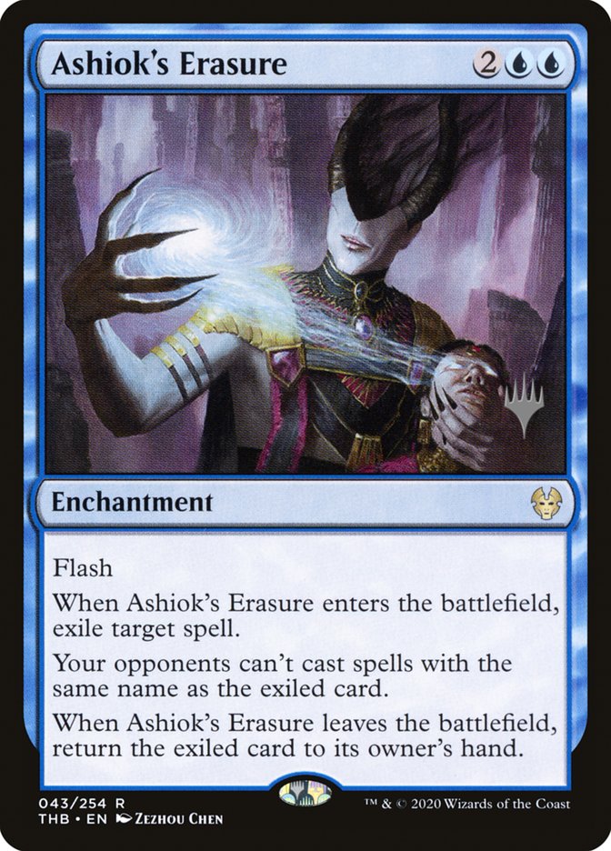 Ashiok's Erasure (Promo Pack) [Theros Beyond Death Promos] | Gaming Infinity