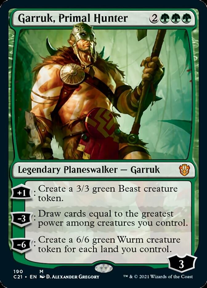 Garruk, Primal Hunter [Commander 2021] | Gaming Infinity