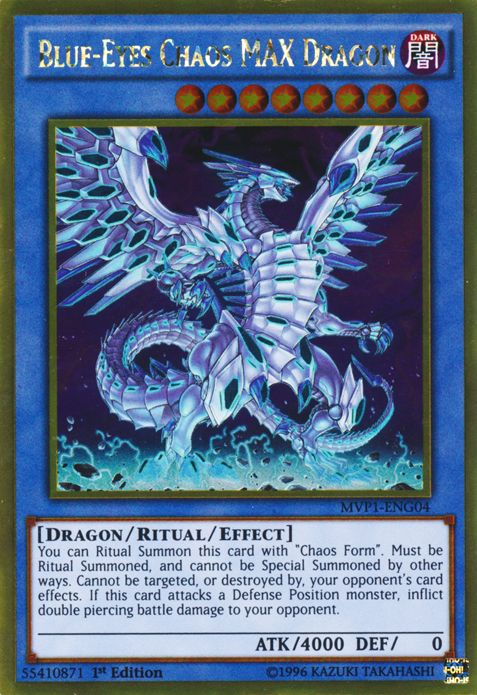 Blue-Eyes Chaos MAX Dragon [MVP1-ENG04] Gold Rare | Gaming Infinity