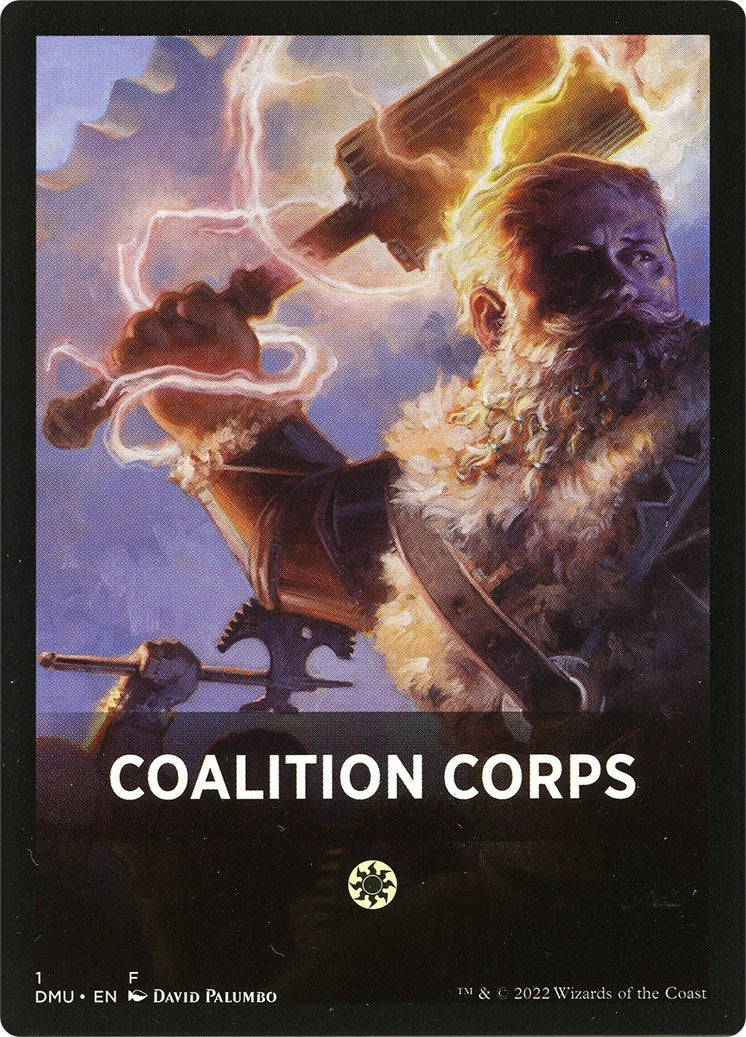 Coalition Corps Theme Card [Dominaria United Tokens] | Gaming Infinity