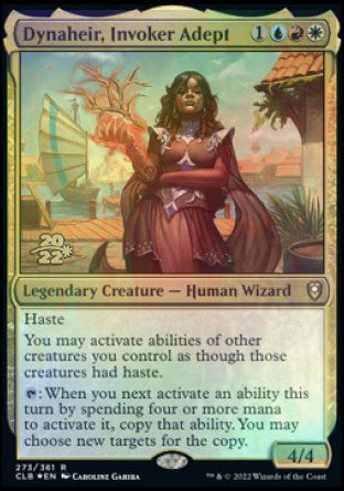 Dynaheir, Invoker Adept [Commander Legends: Battle for Baldur's Gate Prerelease Promos] | Gaming Infinity