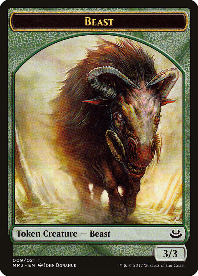 Beast (009/021) [Modern Masters 2017 Tokens] | Gaming Infinity