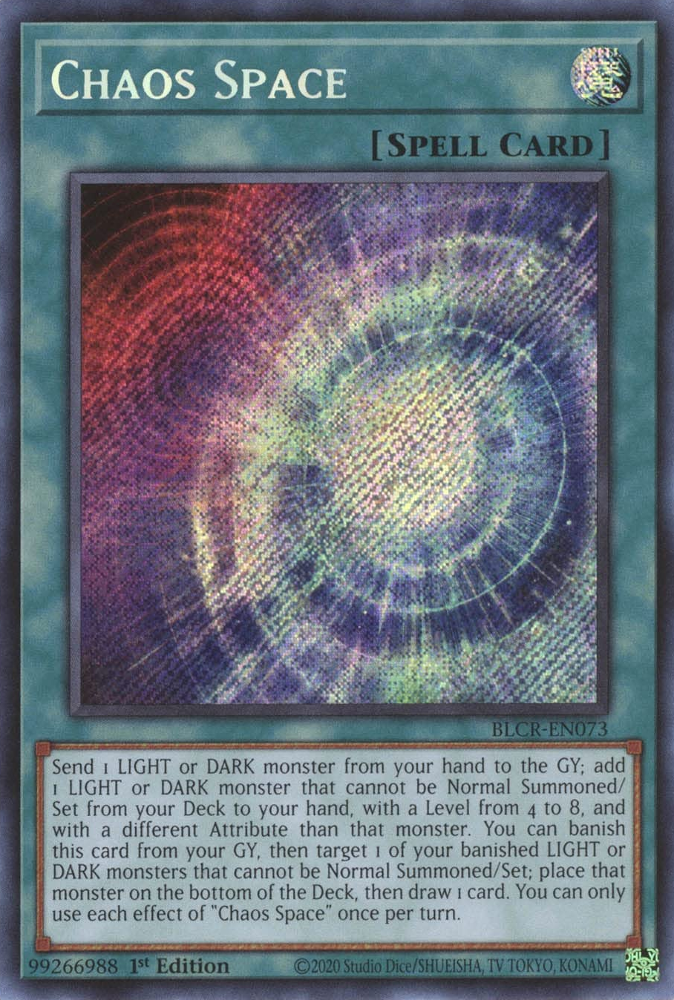 Chaos Space [BLCR-EN073] Secret Rare | Gaming Infinity