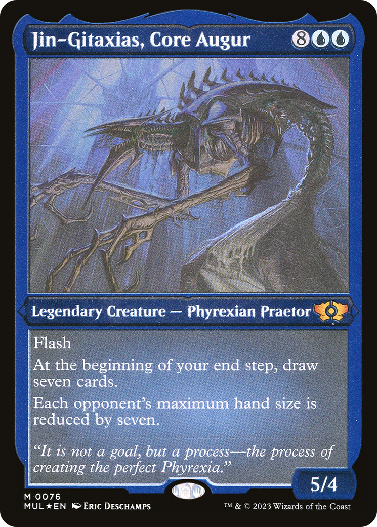 Jin-Gitaxias, Core Augur (Foil Etched) [Multiverse Legends] | Gaming Infinity