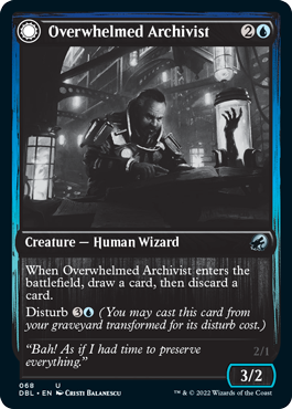 Overwhelmed Archivist // Archive Haunt [Innistrad: Double Feature] | Gaming Infinity