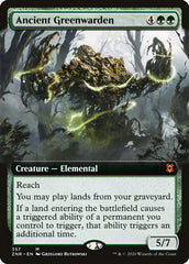 Ancient Greenwarden (Extended Art) [Zendikar Rising] | Gaming Infinity