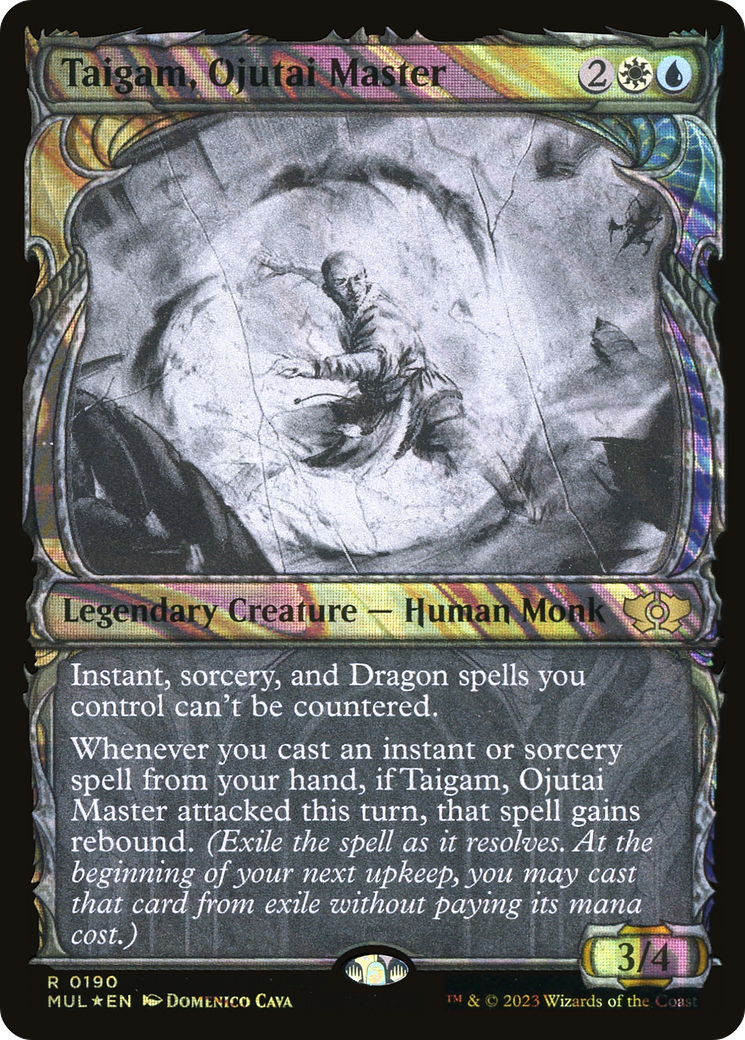 Taigam, Ojutai Master (Halo Foil) [Multiverse Legends] | Gaming Infinity