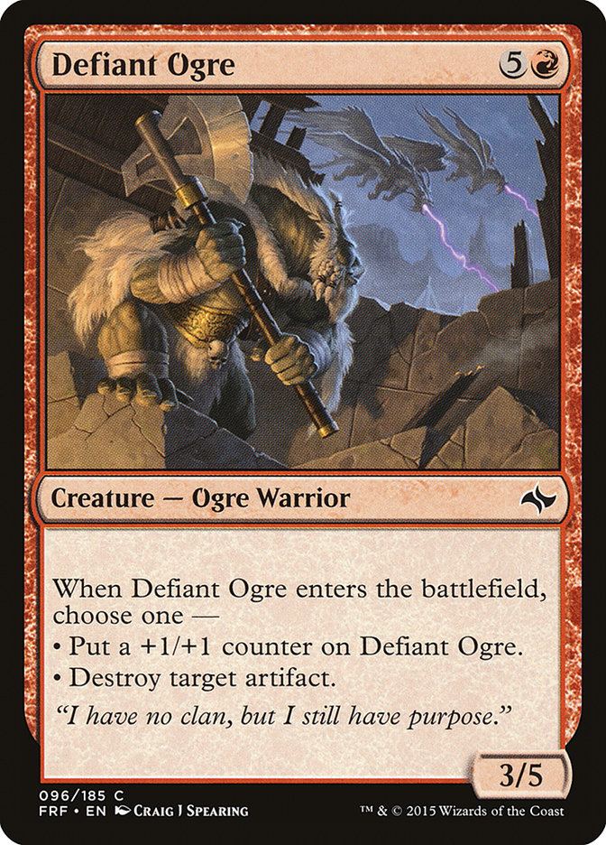 Defiant Ogre [Fate Reforged] | Gaming Infinity