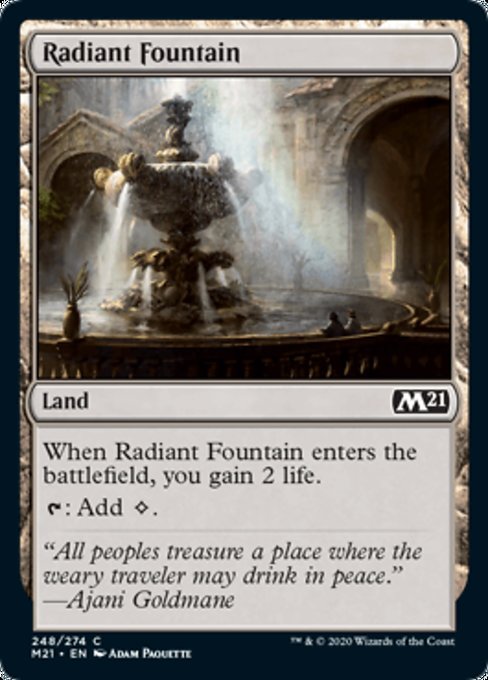 Radiant Fountain [Core Set 2021] | Gaming Infinity