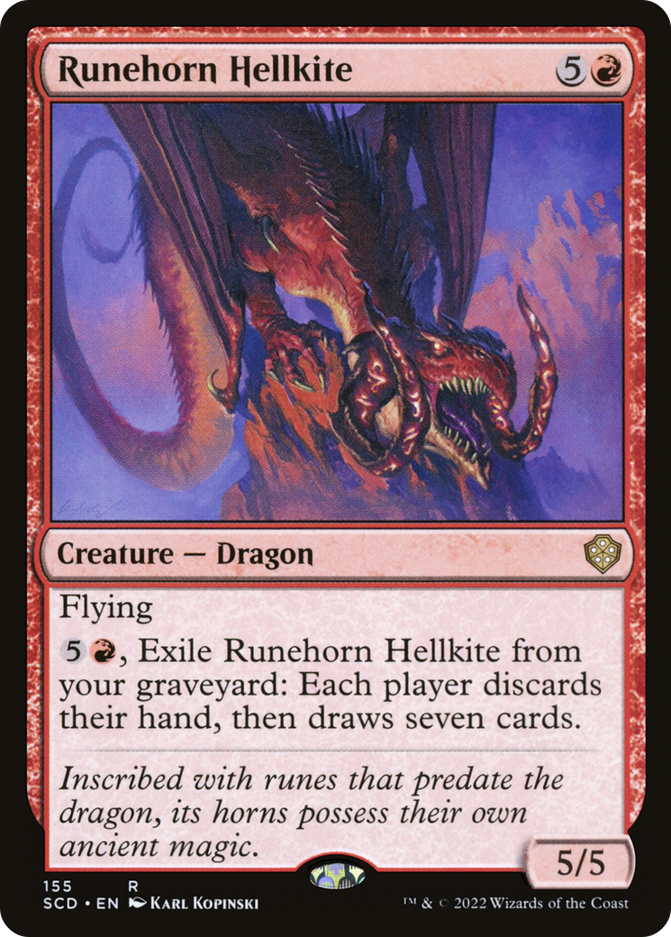 Runehorn Hellkite [Starter Commander Decks] | Gaming Infinity