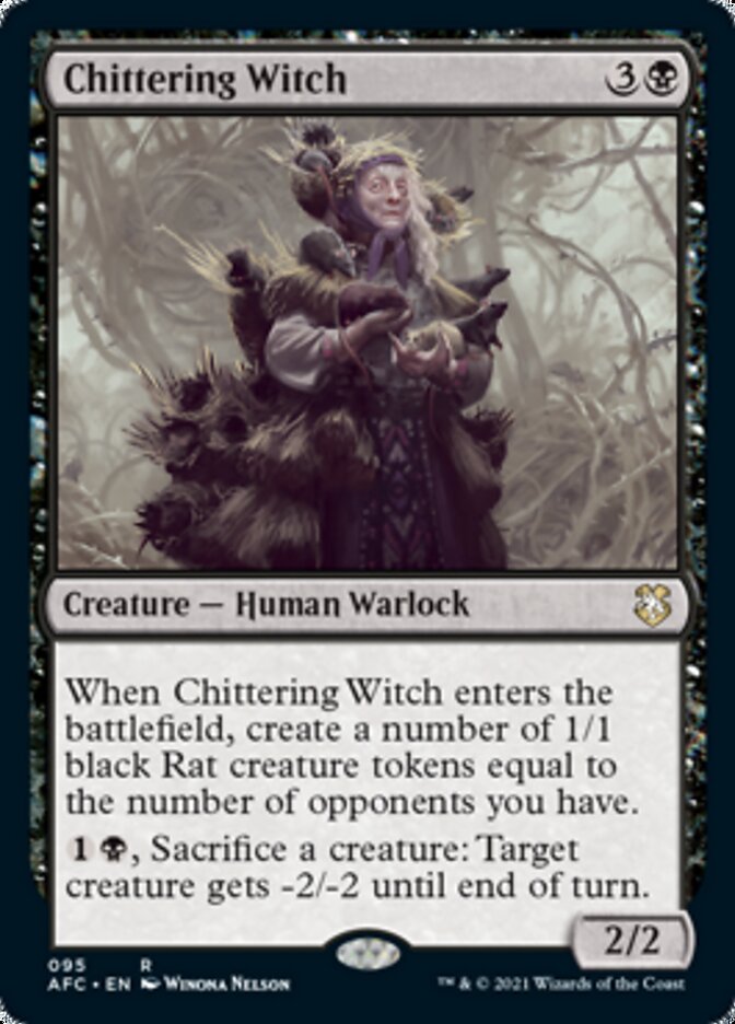 Chittering Witch [Dungeons & Dragons: Adventures in the Forgotten Realms Commander] | Gaming Infinity