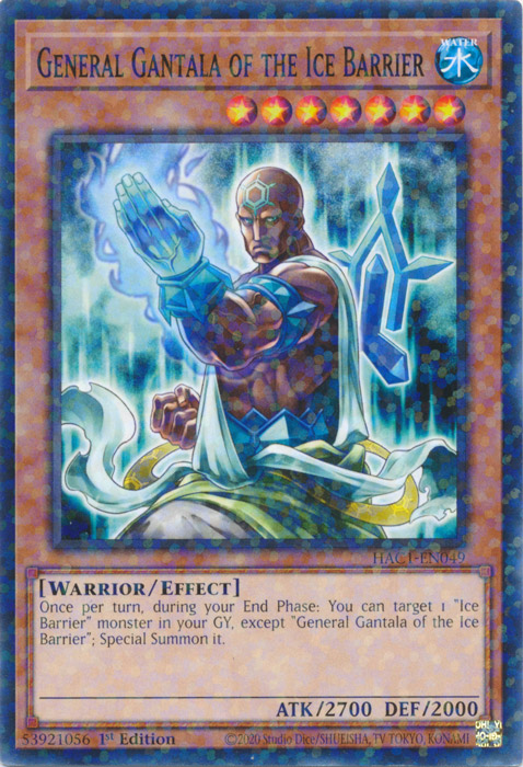 General Gantala of the Ice Barrier (Duel Terminal) [HAC1-EN049] Common | Gaming Infinity