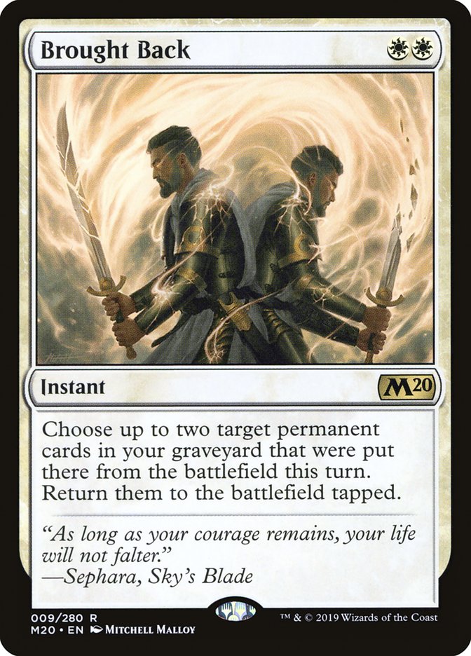 Brought Back [Core Set 2020] | Gaming Infinity