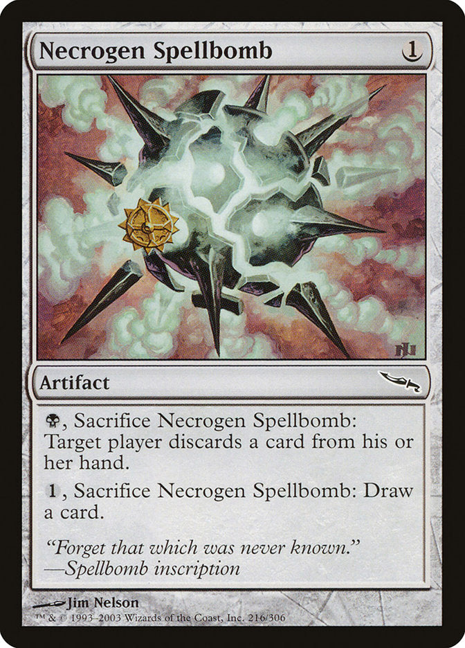 Necrogen Spellbomb [Mirrodin] | Gaming Infinity