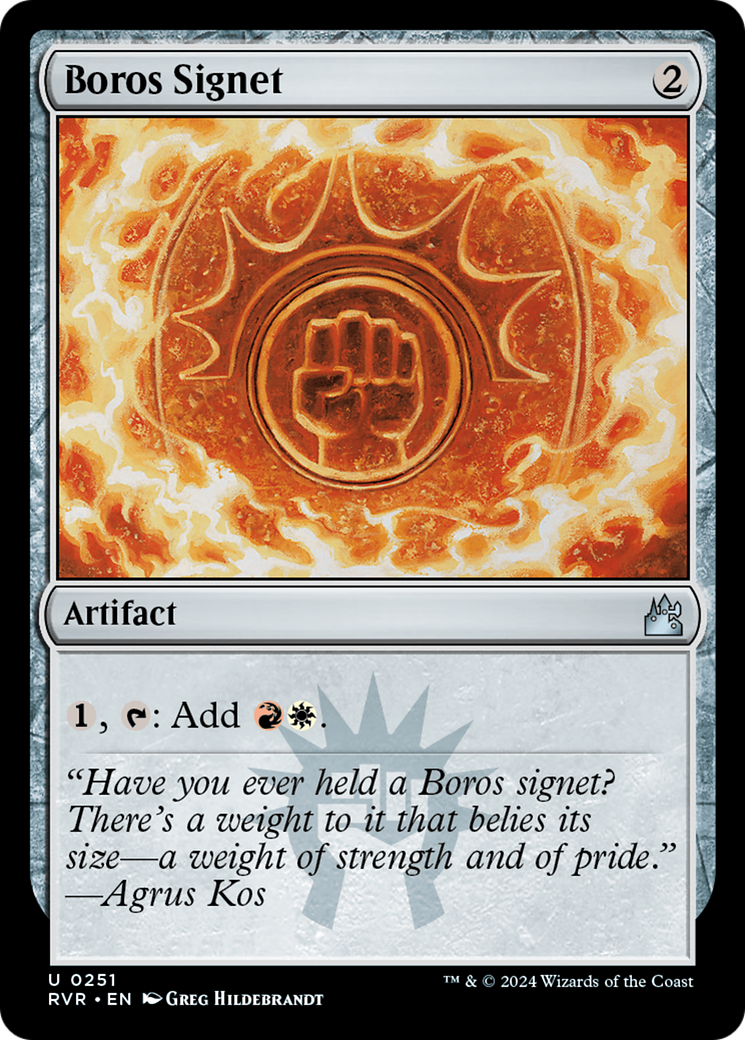 Boros Signet [Ravnica Remastered] | Gaming Infinity