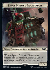 Soldier (002) // Space Marine Devastator Double-sided Token [Universes Beyond: Warhammer 40,000 Tokens] | Gaming Infinity