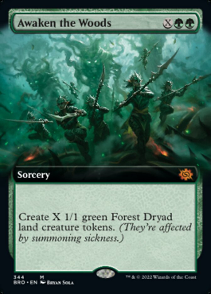 Awaken the Woods (Extended Art) [The Brothers' War] | Gaming Infinity