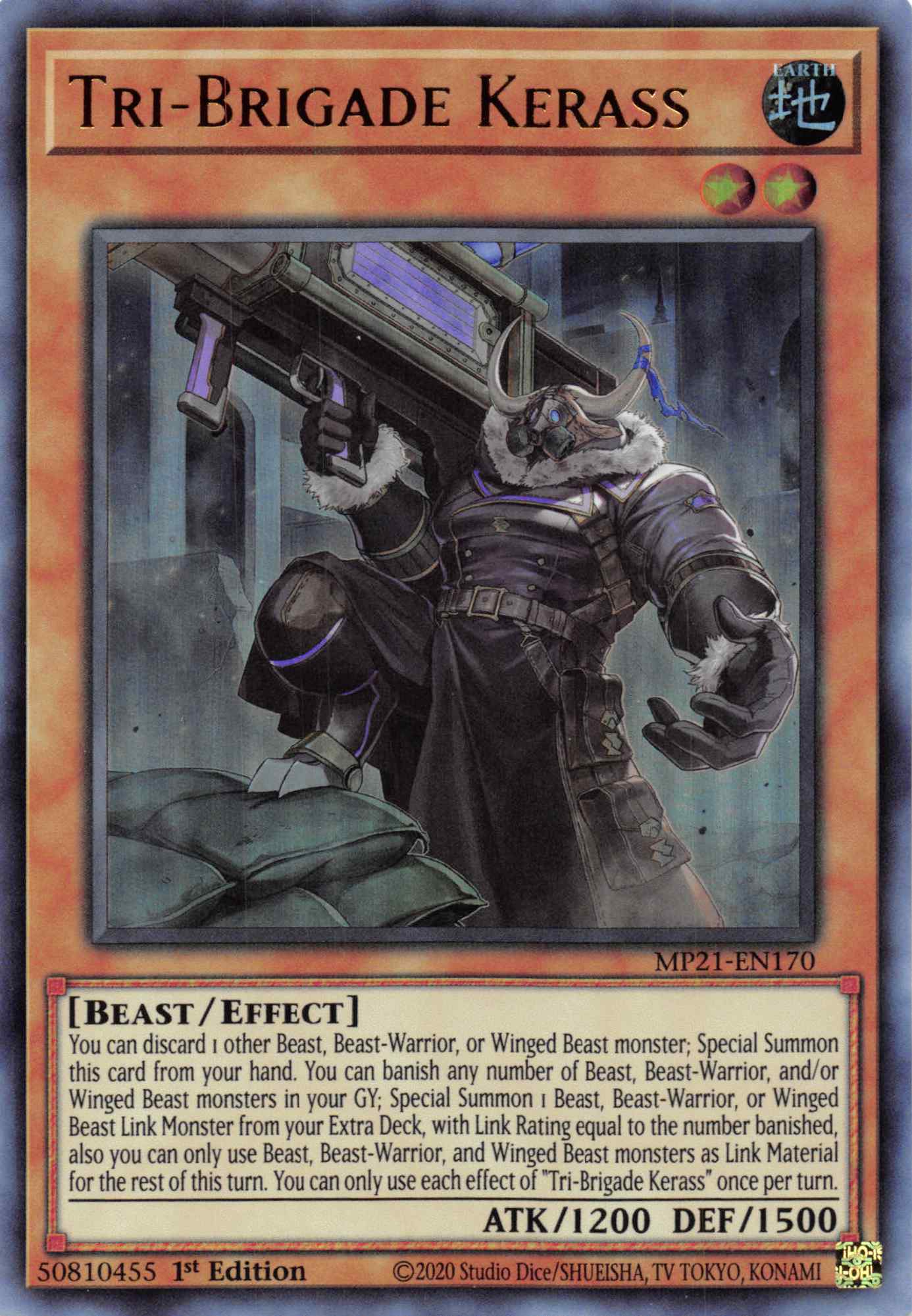 Tri-Brigade Kerass [MP21-EN170] Ultra Rare | Gaming Infinity