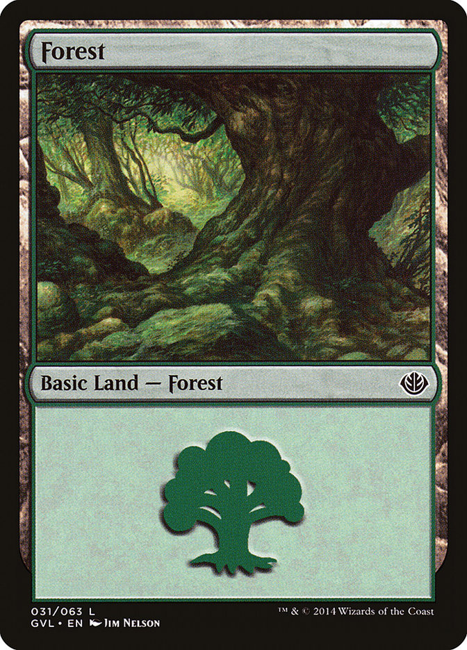 Forest (31) (Garruk vs. Liliana) [Duel Decks Anthology] | Gaming Infinity